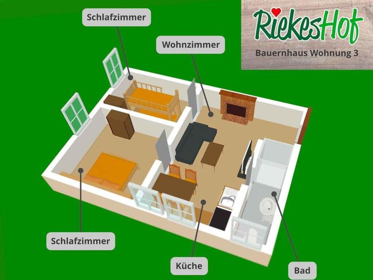 Riekeshof Apartment ชมาลเลนแบร์ก ภายนอก รูปภาพ